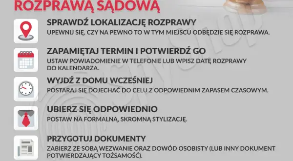 Jak sprawdzić termin rozprawy w sądzie Warszawa - proste metody i wskazówki